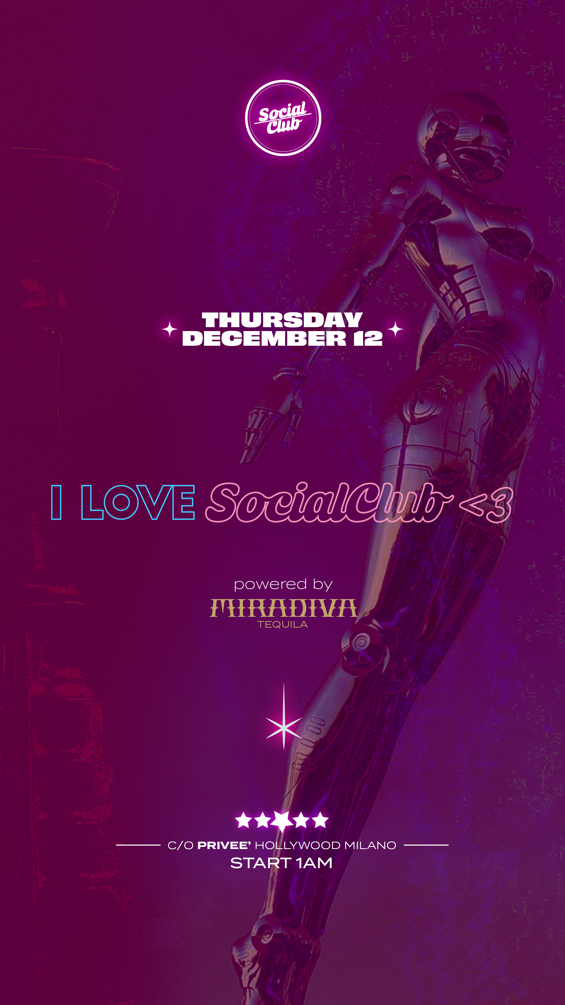 12.12.2024 | I LOVE SOCIAL CLUB powered by MIRADIVA TEQUILA