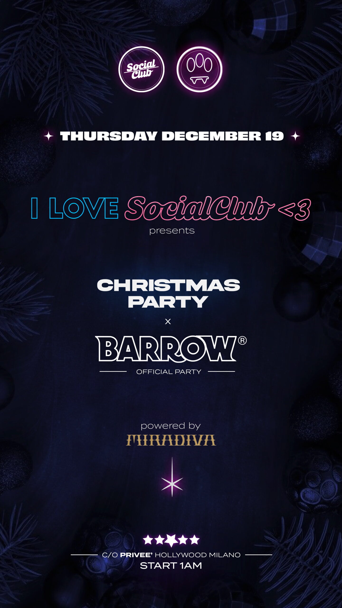 19.12.2024 | CHRISTMAS PARTY X BARROW | I LOVE SOCIAL CLUB